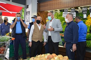 Belediye Başkanımız Mehmet Uğur Sertaslan marketleri denetledi